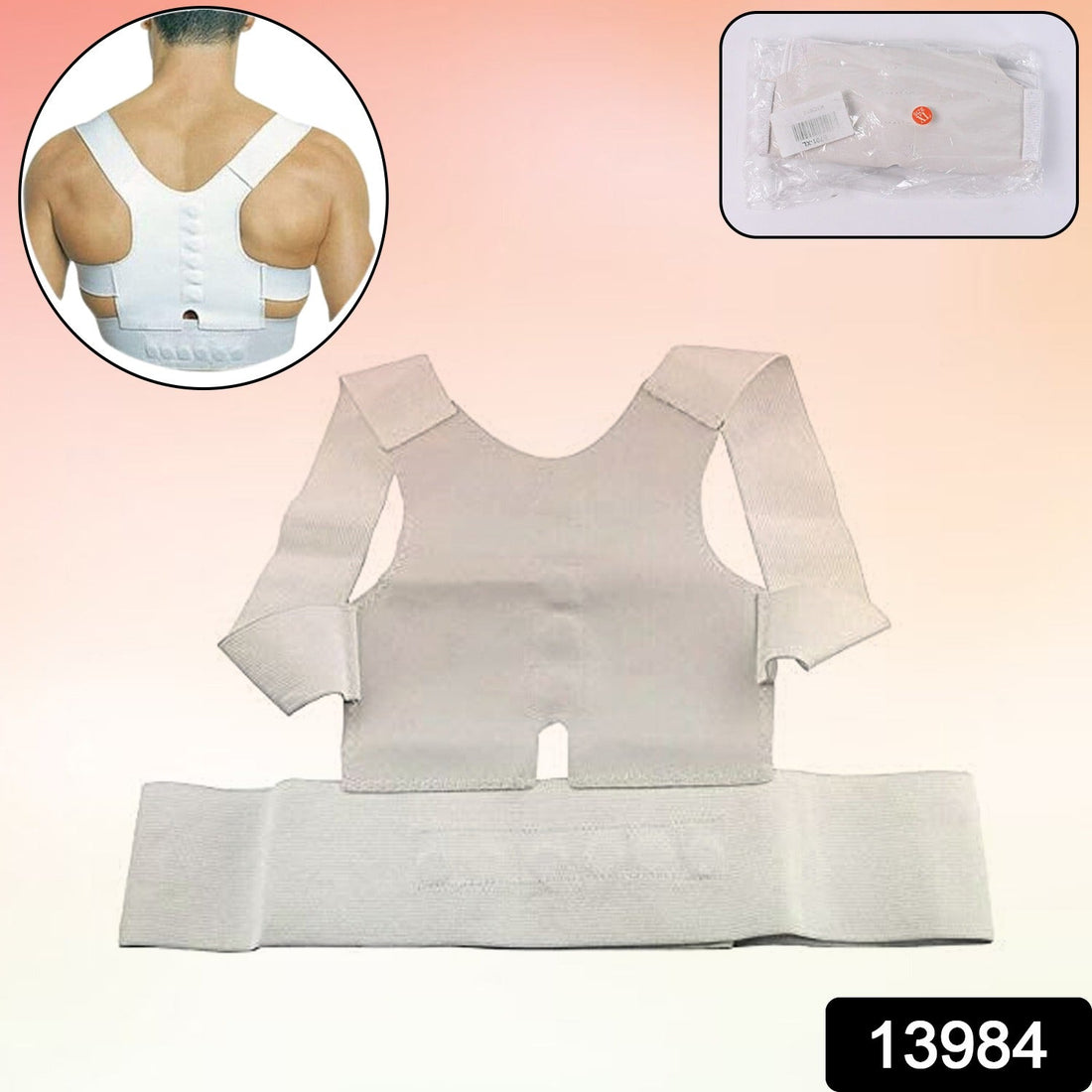 Adjustable Magnetic Power Back Support Correction Belt (1 Pc / XL)