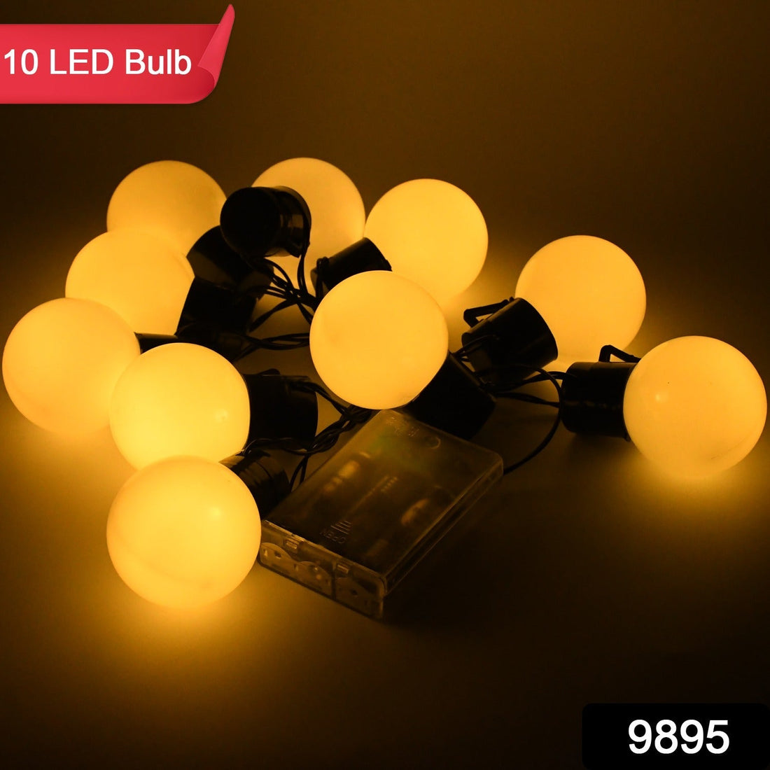 10 LED String Lights 3 Battery Operated (1 Pc / Battery Not Included)