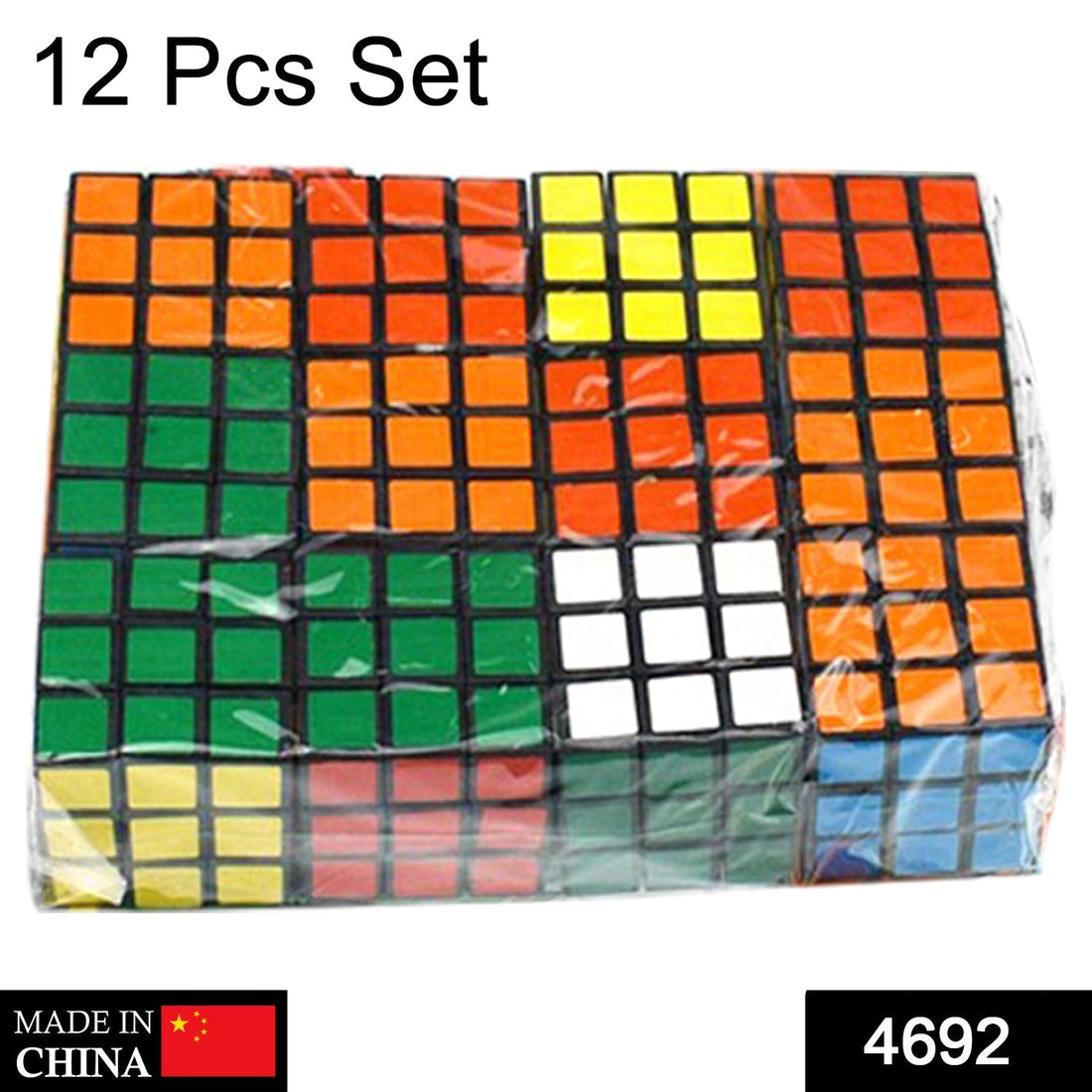 High Speed Multicolor Cube (Pack of 12)