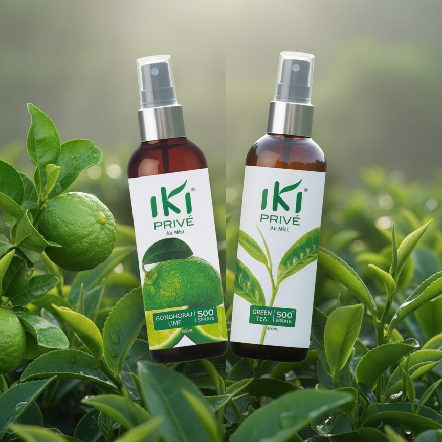 IKI Air Mist Duo – Gondhoraj Lime & Green Tea (200ml)