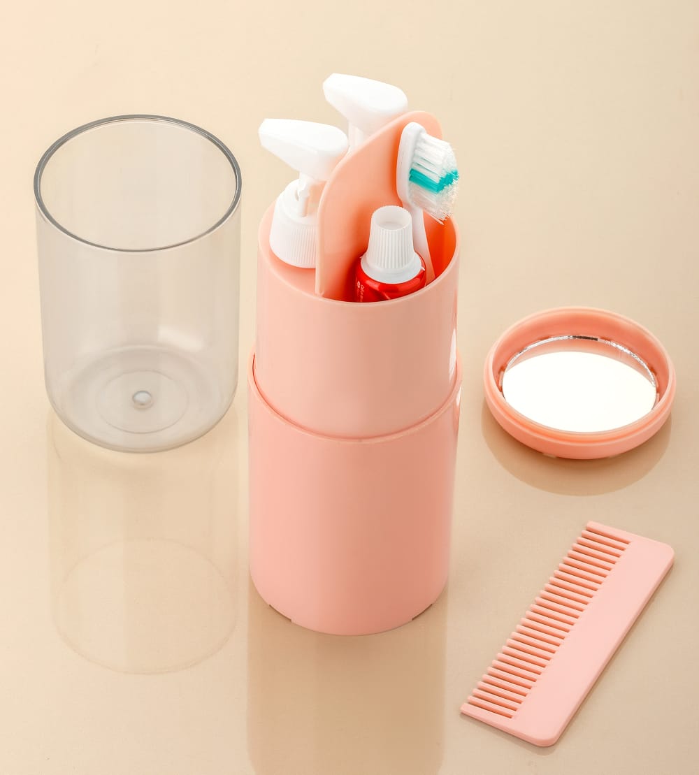 6-in-1 Travel Essential Kit – Multicolour with Multi-Function Tools