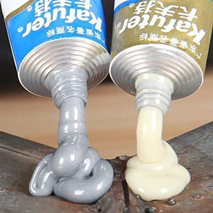 AB Glue - Repair of Metal, Plastic, Aluminum, Chrome & Stainless Steel (2 Tubes Set)